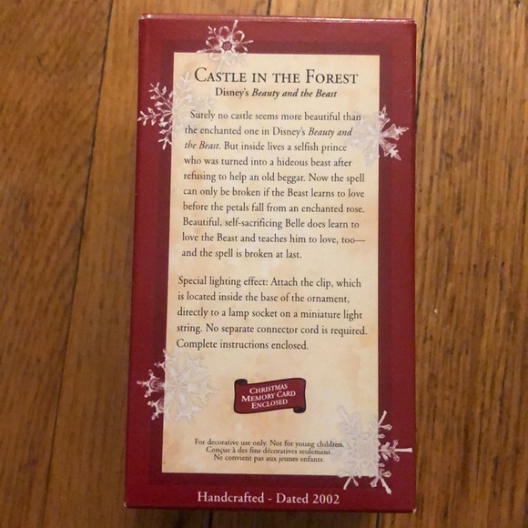 Hallmark Castle in the Forest Beauty & the Beast - Picture 2 of 2